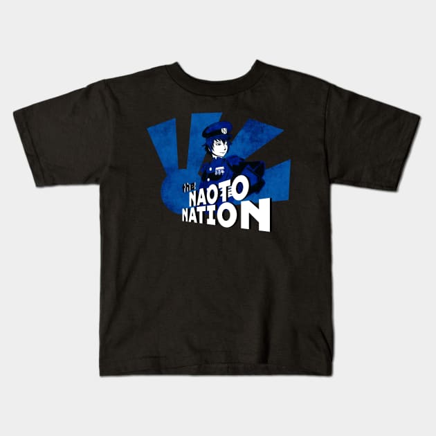 The Naoto Nation Kids T-Shirt by Pat²